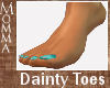 Momma Dainty Toes LtBlue