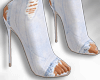 Jeans Heels White