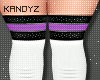 !K Glitz Stocking Purple