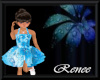 Kids Blue Flower Dress
