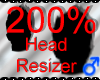 *M* Head Resizer 200%