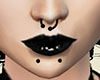 Nose ring and lip studs