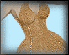 beige suede dress