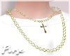PL: Cross Necklace Gold