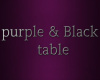 Purple & Black Table
