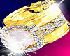 Gold Eng Opal Ring