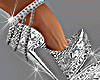 ^F^Silver Pumps