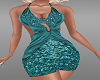 Dark Green Sequin Dress