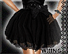 [W] Puffy skirt black