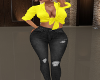 Yellow and Black Casual