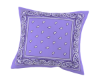 purple throw pillow