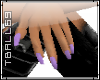 Purple passion nails