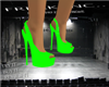 80s Neon Green Heels