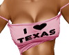 Amber I Love Texas Top