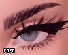 y2k brows - black