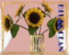 B| Sunflowers Vase