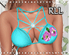 Aqua Floral RLL Bikini