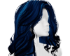 ~rm~blk/blu curl hair