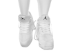 white Jordan 5s
