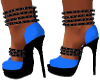 (AL)Blue N Black Heels