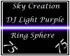 DJ Lt Purple Ring Sphere