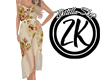 ZK- Dress Flower Summer