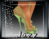 JAZZY KISSES GREEN SHOE