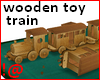 !@ Wooden toy train