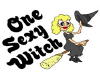 sexy witch sticker