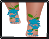 {D} Blue Hawaiian Feet