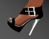 Black/Silver Stilettos