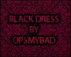 OMB:Black Cocktail Dress