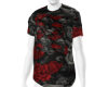 rose skull tee