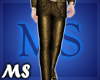 MS Smooth Pants Gold