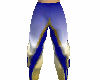 Blue & Gold Karate Pants
