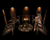 Rustic Fireplace Chairs