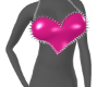 Pink Silver Heart Top