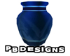 PB Rich Blue Vase