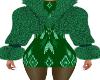 Sia-Green Winter Outfit
