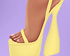 $ Summer Yellow Heels