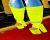 Coquettish Yellow Heels