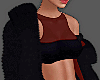 Dark Fluff Jacket Red