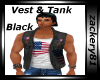 Vest & Tank Black New