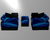 Blue Chat Seats