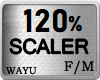 120% SCALER M/F
