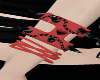 Red Spike Armband (L)