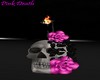 Pink Death Skull Candles