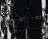 stitched black shorts