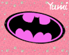 M/F Pink Batman Headsign