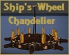 Ships Wheel Chandelier